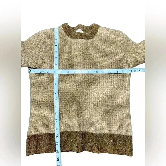 Rugged merino wool bird's-eye tipped sweater boys small - Picture 7 of 10